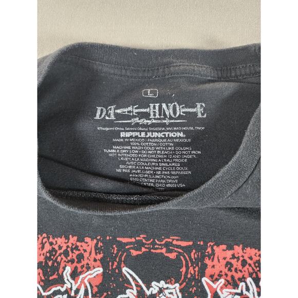 Shonen Jump Death Note Ryuk Ripple Junction Anime Black T Shirt Mens Large - Picture 3 of 5